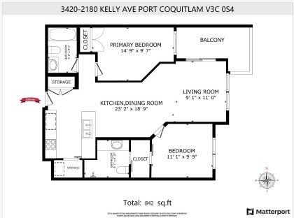 Photo 13 at 3420 - 2180 Kelly Avenue, Central Pt Coquitlam, Port Coquitlam