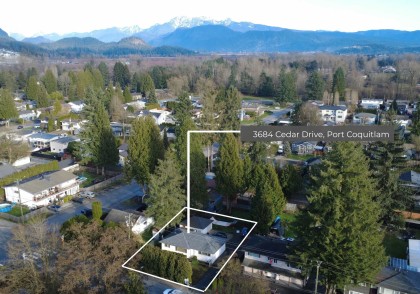 Photo 1 at 3684 Cedar Drive, Lincoln Park PQ, Port Coquitlam
