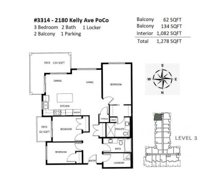 Photo 33 at 3314 - 2180 Kelly Avenue, Central Pt Coquitlam, Port Coquitlam