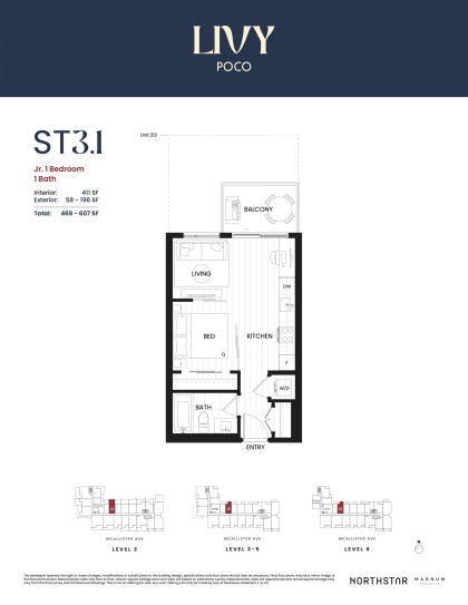 Photo 2 at 513 - 2245 Mcallister Avenue, Central Pt Coquitlam, Port Coquitlam